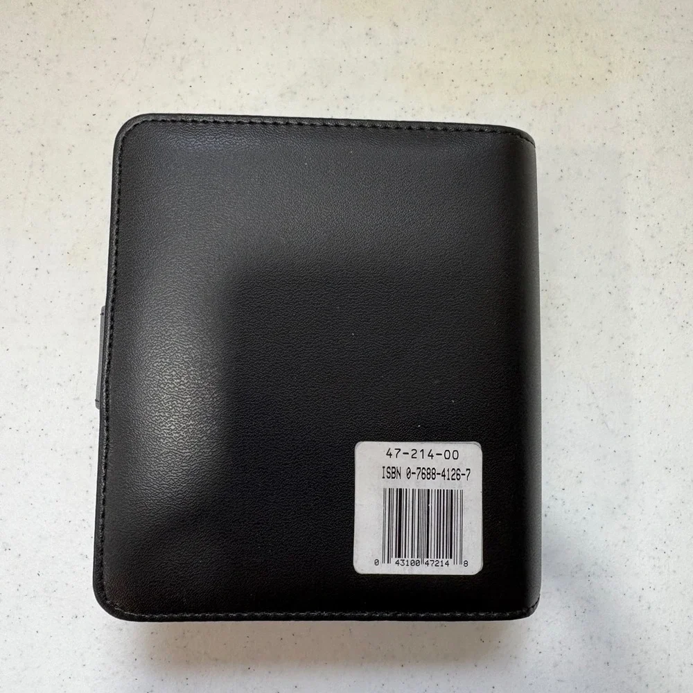 NEW Mead Cambridge Fat Little Day Planner Undated Organizer Black Vintage 2001